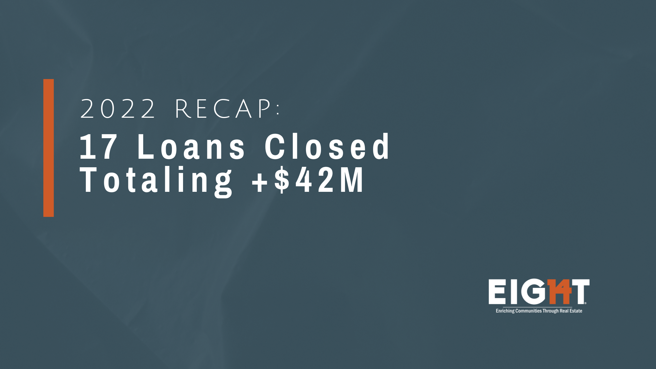 Recap: 17 Loans Closed in 2022