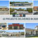 Collage showing EIG14T delivers 33 turnkey projects completed nationwide