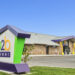 Exterior views of O2B Kids early education centers in West Fargo, ND