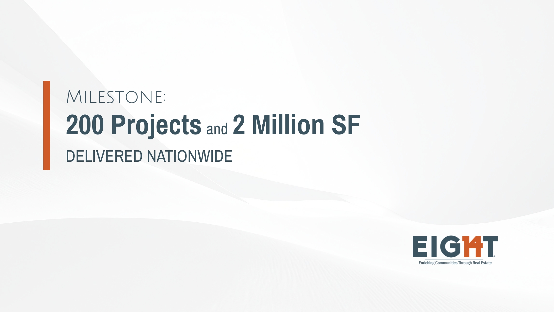 EIG14T Reaches Major Milestones: 200+ Projects Delivered and 2 Million Square Feet Developed Nationwide